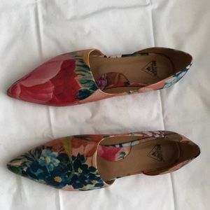 Floral Fluevog Flats